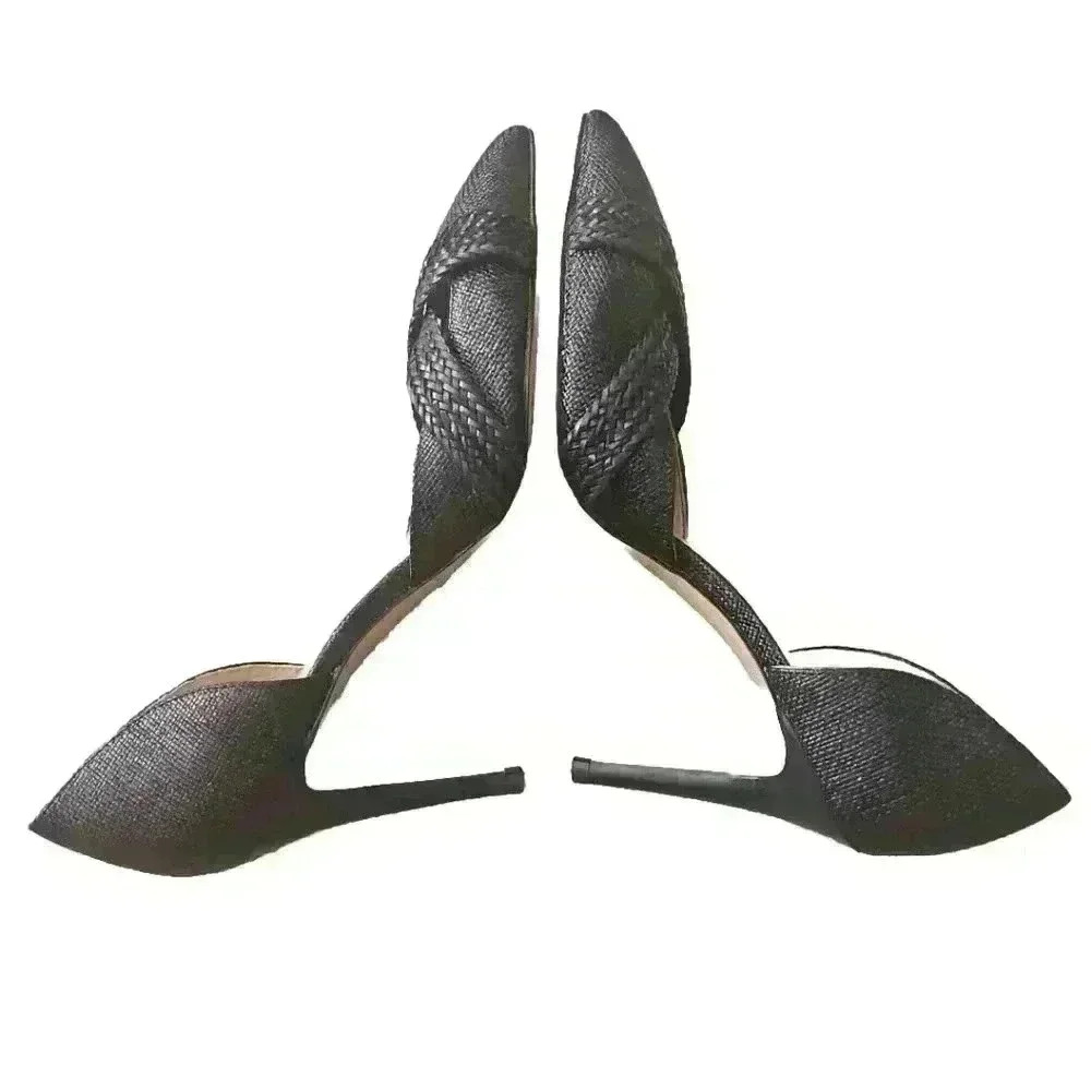 Banana Republic Black Heels with Sophisticated Cut-Out Design - Picture 6 of 14